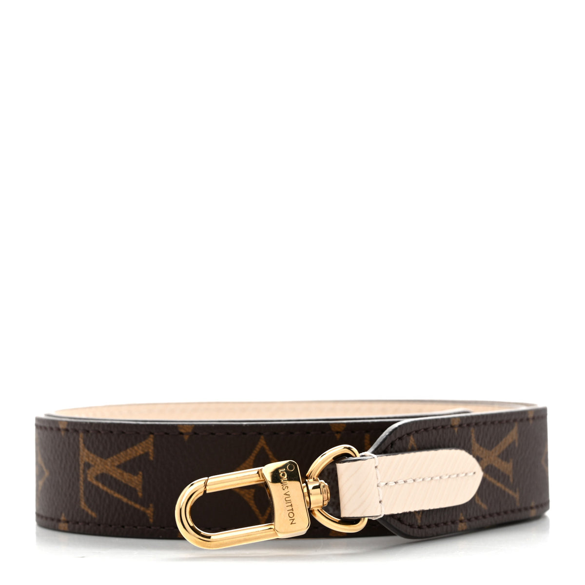 Epi Monogram Bandouliere Shoulder Strap Ivory