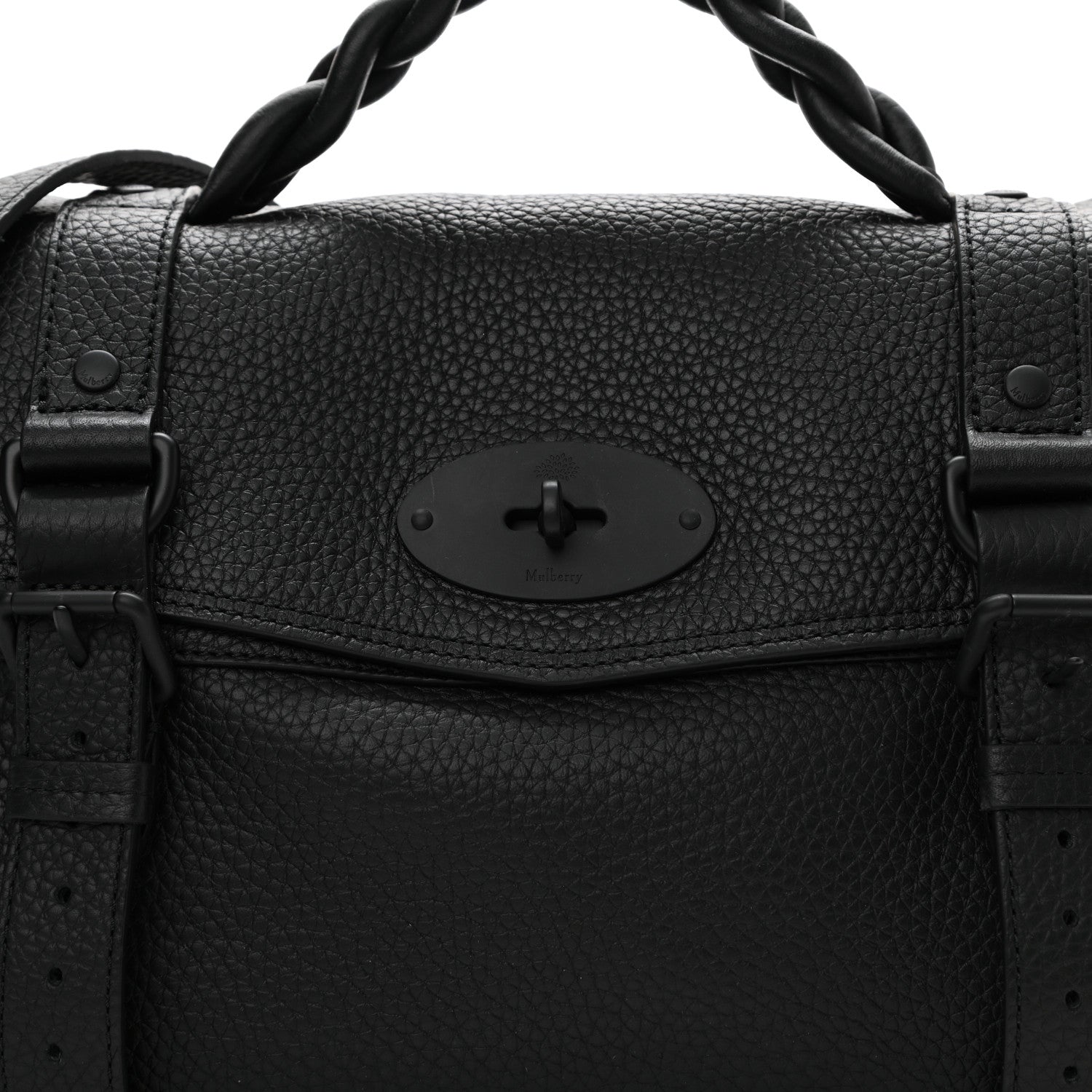 Mulberry Heavy Grain Mini Alexa Black 7 of 9