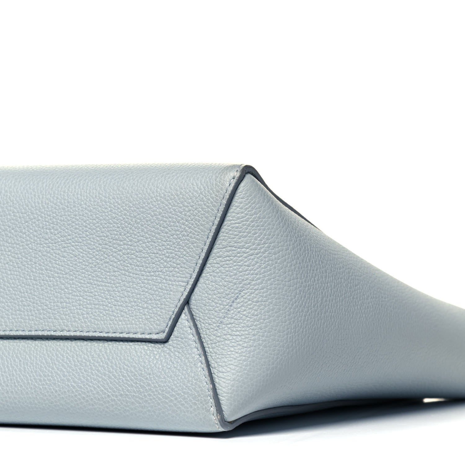 Celine Soft Grained Calfskin Small Sangle Bucket Bag Storm 9 of 9
