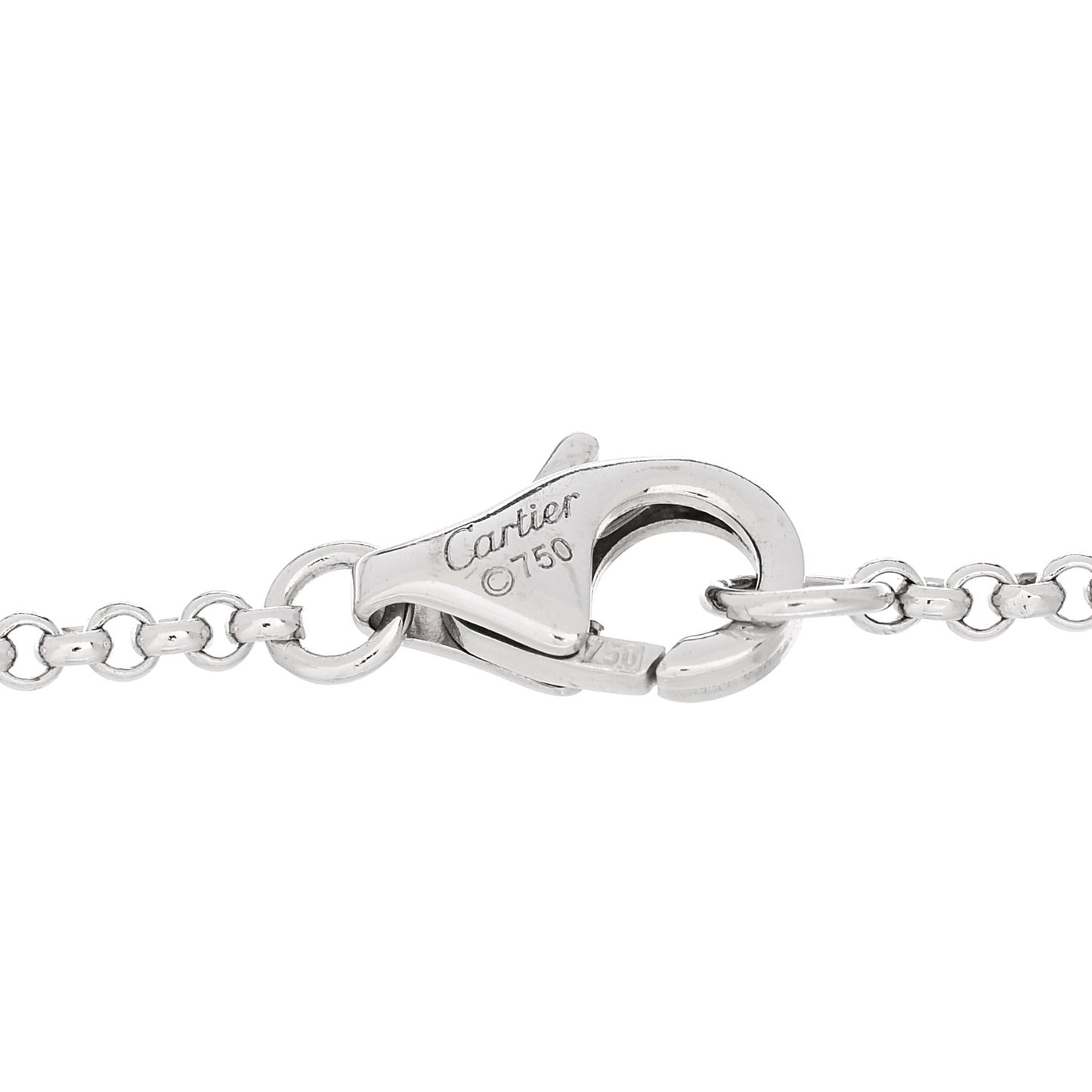 18K White Gold Entrelaces Bracelet