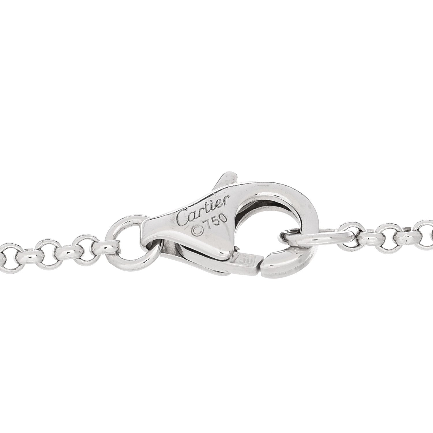 Cartier 18K White Gold Entrelaces Bracelet 3 of 3