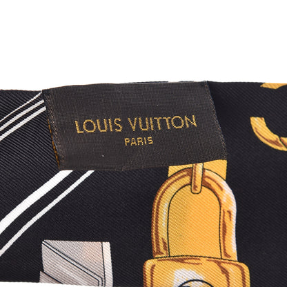 Louis Vuitton Silk Full of Locks Bandeau Black 3 of 5