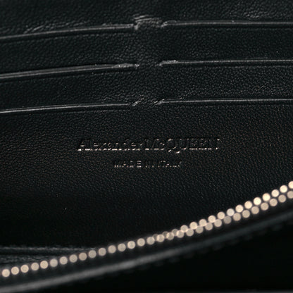 Alexander McQueen Pebbled Calfskin Skull Wallet on Chain Teint 6 of 9