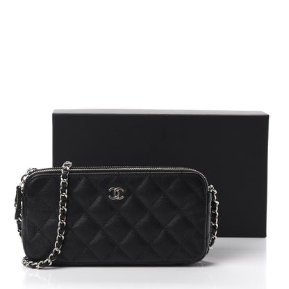 Chanel Caviar Quilted Small Clutch With Chain Black 12 of 12