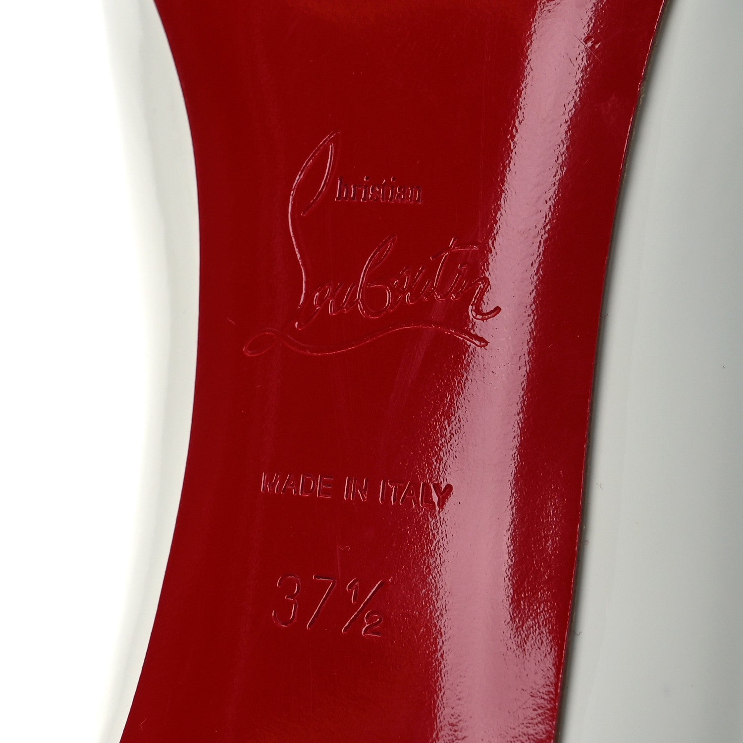Christian Louboutin Patent So Kate 85 Pumps 37.5 White 8 of 11