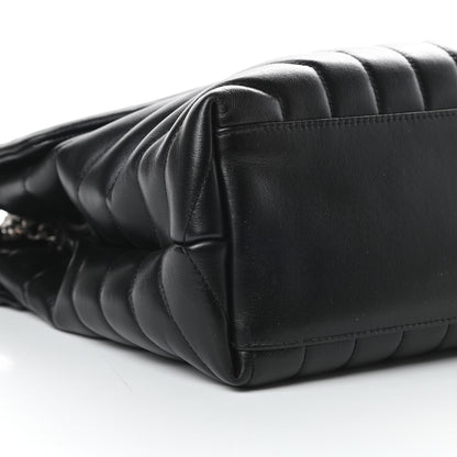 Saint Laurent Calfskin Y Quilted Monogram Medium Loulou Chain Satchel Black 10 of 15