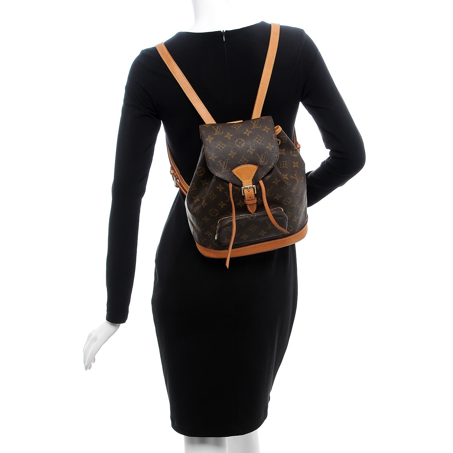 Louis Vuitton Monogram Montsouris MM Backpack 2 of 8