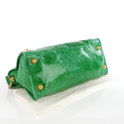 Balenciaga Chevre Giant 21 Gold Hardware Part Time Vert Gazon 4 of 8