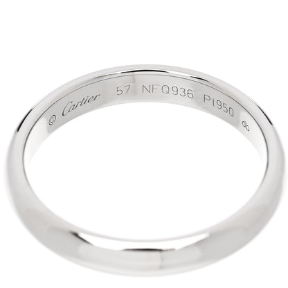 Cartier Platinum 3.5mm 1895 Wedding Band Ring 57 8 4 of 5