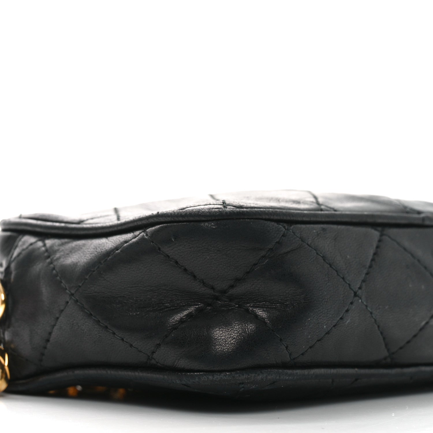 Chanel Lambskin Quilted Tassel Camera Case Black 10 of 11