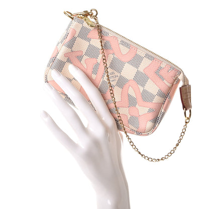 Louis Vuitton Damier Azur Tahitienne Mini Pochette Accessories 2 of 7