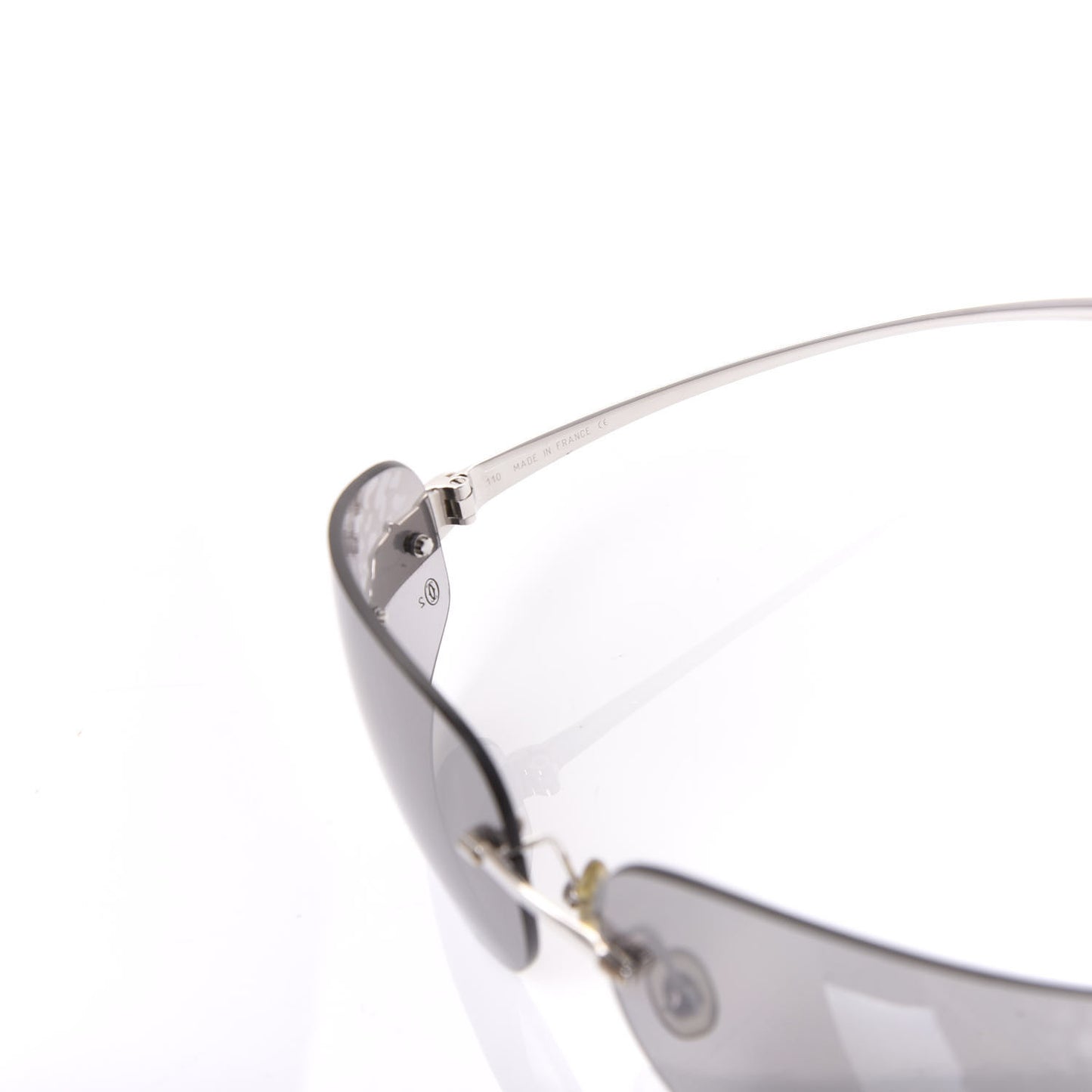 Panthere De Sunglasses Black Silver