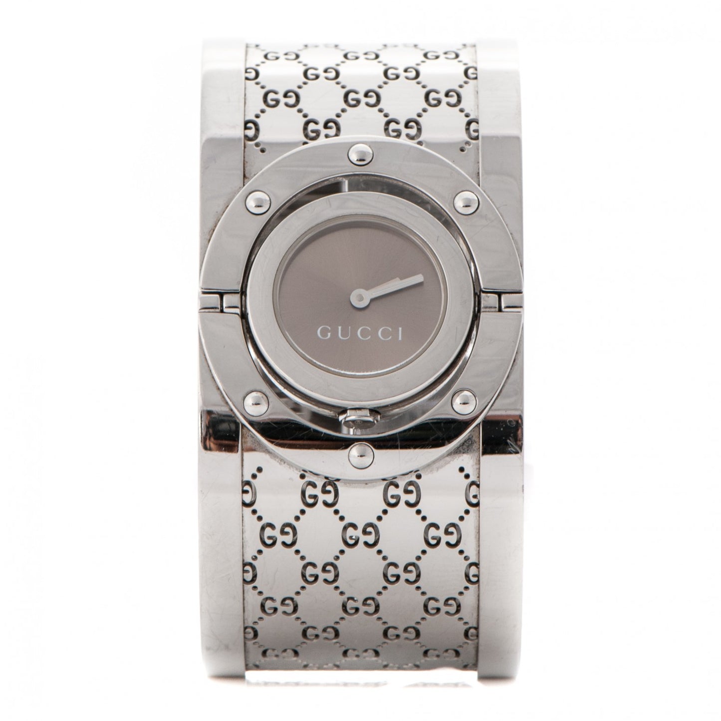 Stainless Steel 33mm Twirl Quartz Watch Brown