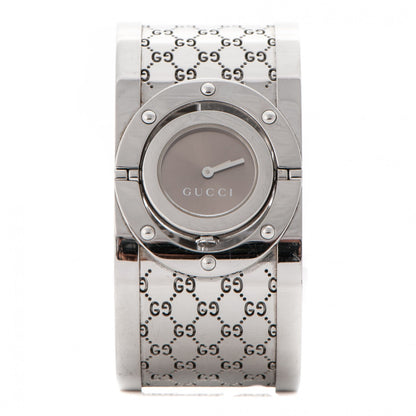 Gucci Stainless Steel 33mm Twirl Quartz Watch Brown 1 of 5