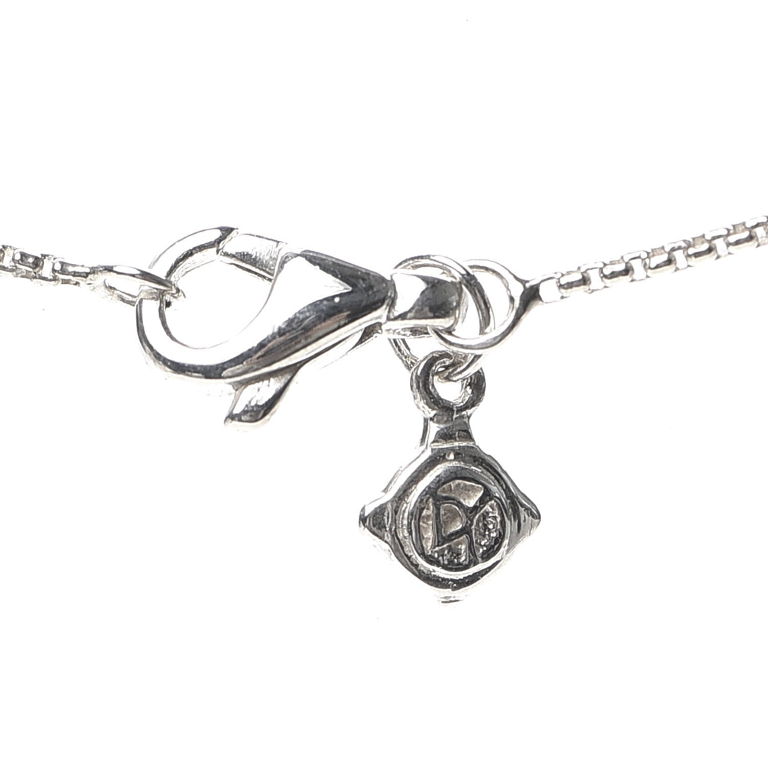 David Yurman Sterling Silver 18K Yellow Gold Kids Butterfly Charm Pendant Necklace 4 of 5