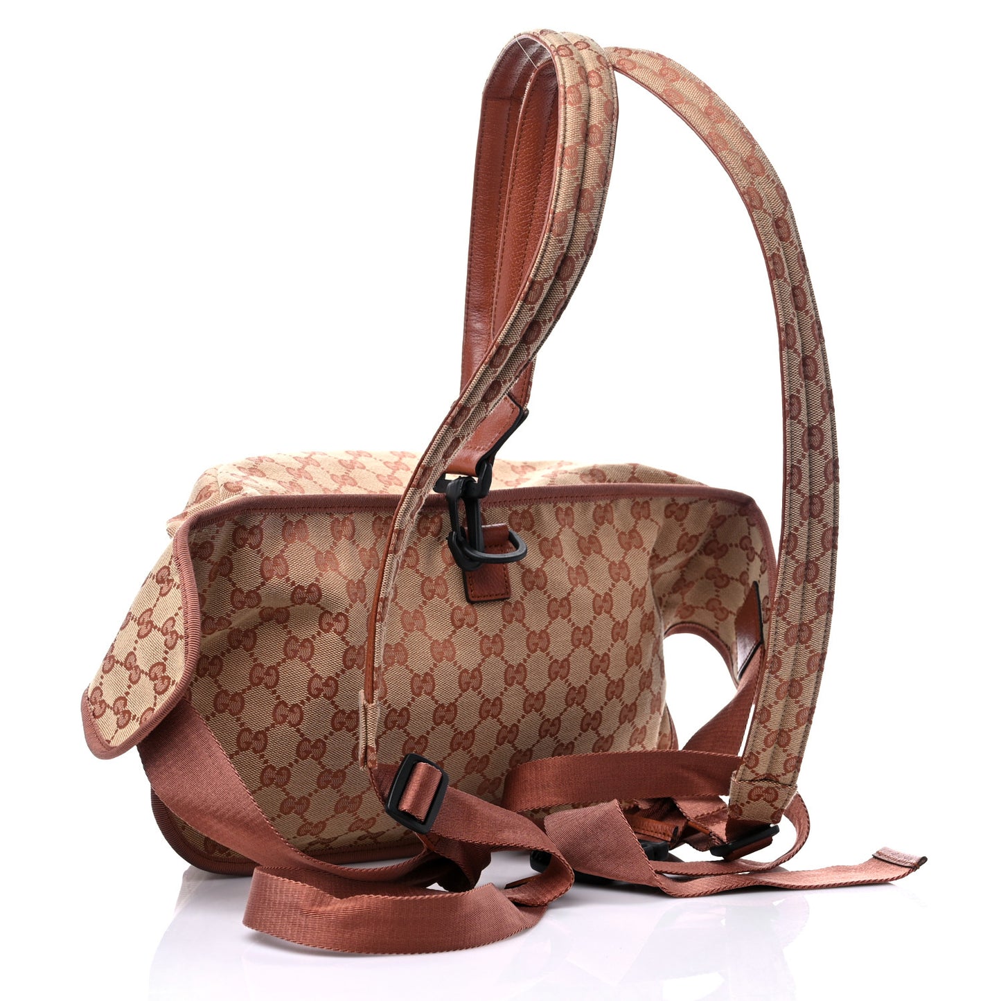 X MLB GG Monogram LA Dodgers Convertible Belt Bag Beige Ruggine Ivory