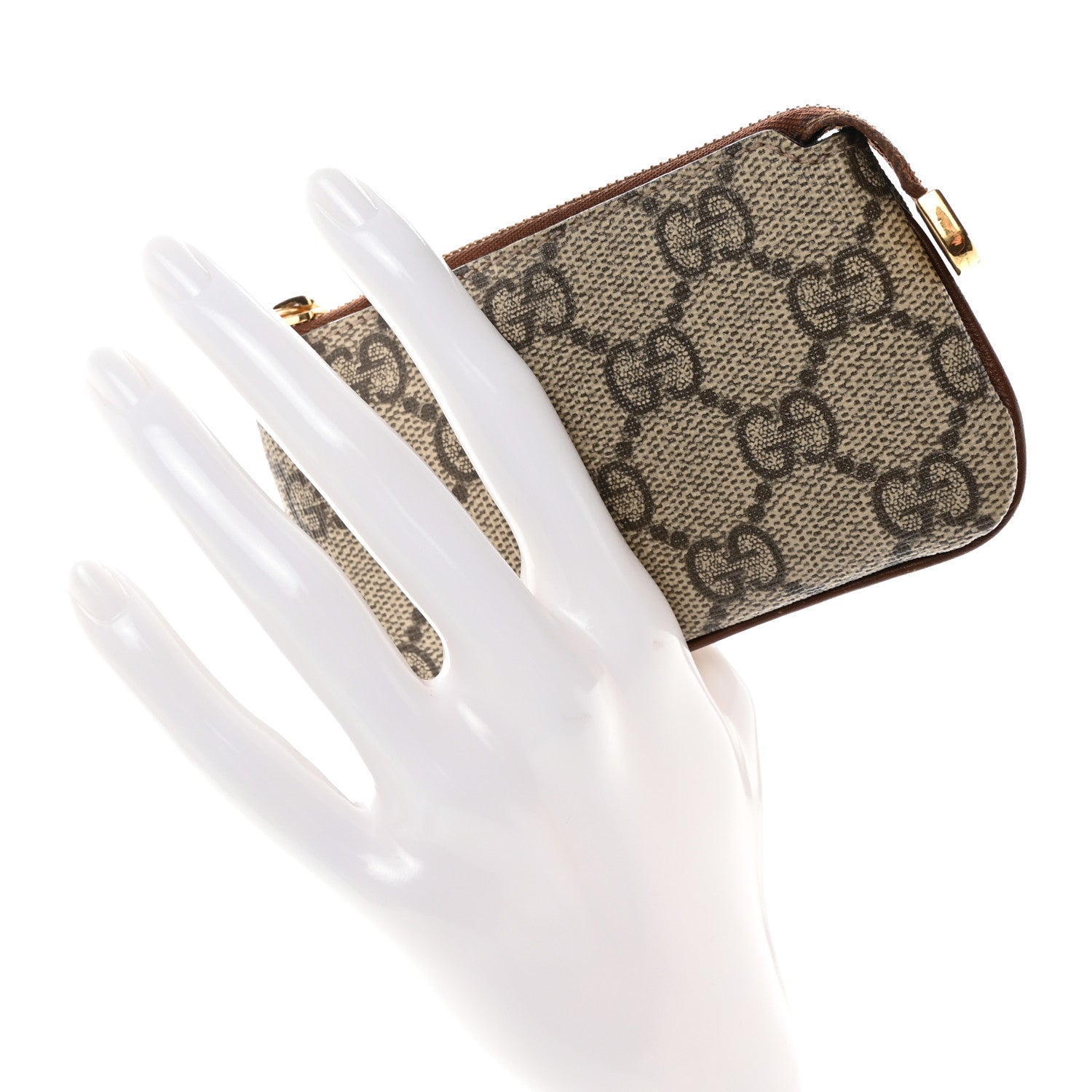 Gucci GG Supreme Monogram Key Case Brown 2 of 12
