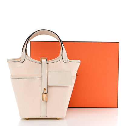 Hermes Toile Goeland Swift Cargo Picotin Lock 18 Nata 11 of 11