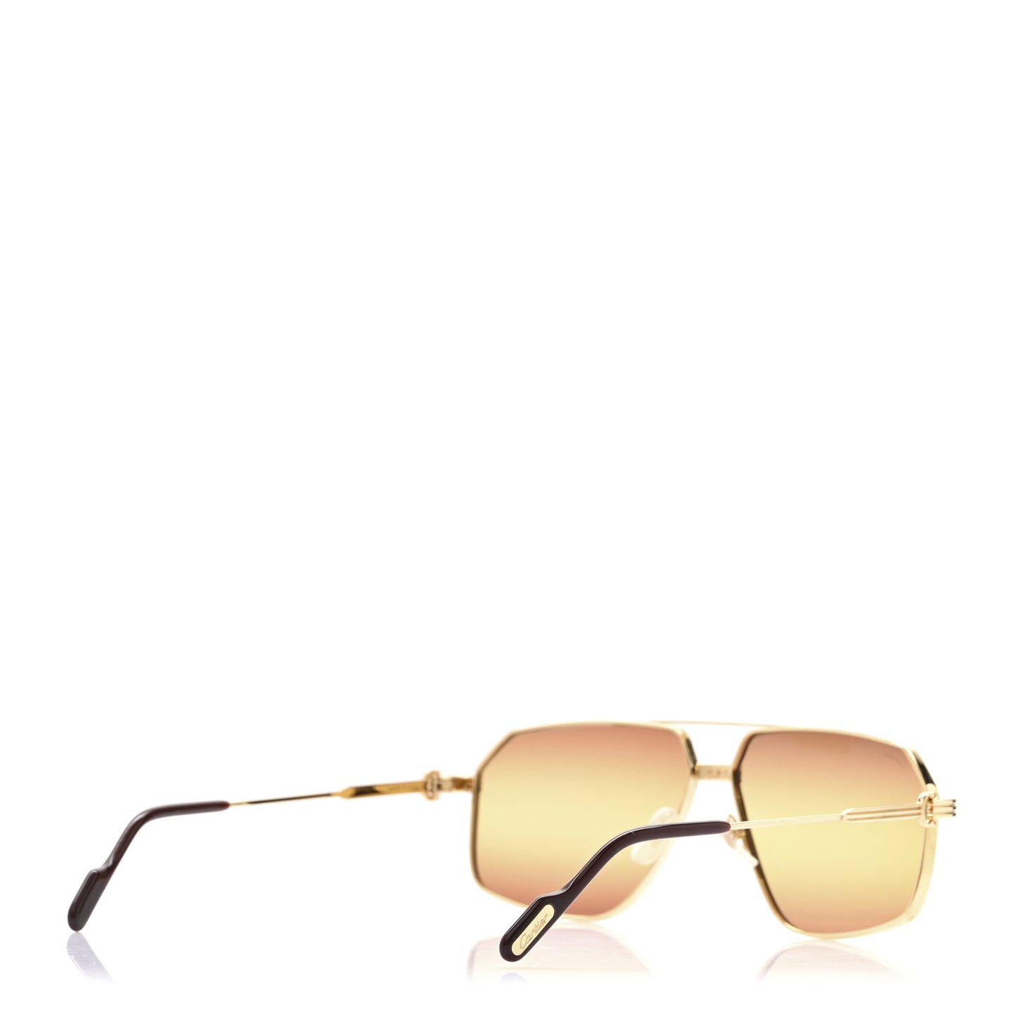 Metal Premiere De Cartier Sunglasses CT0270S Gold Orange