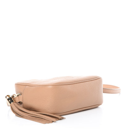 Gucci Pebbled Calfskin Small Soho Disco Bag Camelia 4 of 10