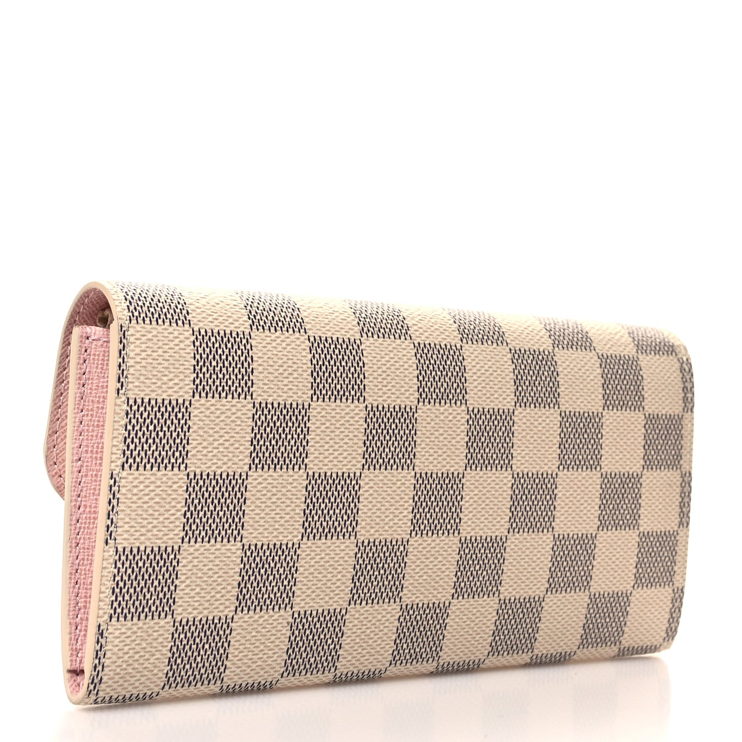Damier Azur Emilie Wallet Rose Ballerine