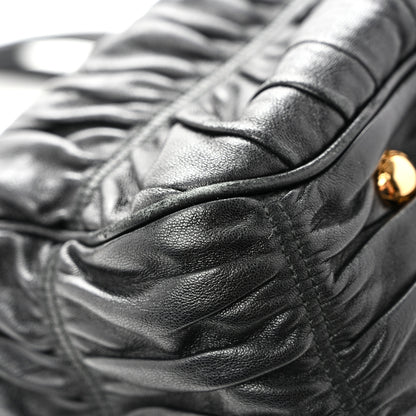Prada Nappa Gaufre Tote Black 10 of 13
