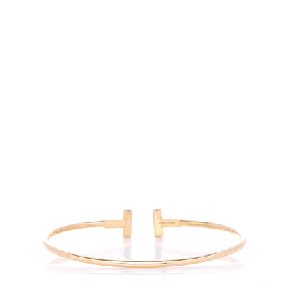 Tiffany 18K Yellow Gold T Wire Bracelet 3 of 5