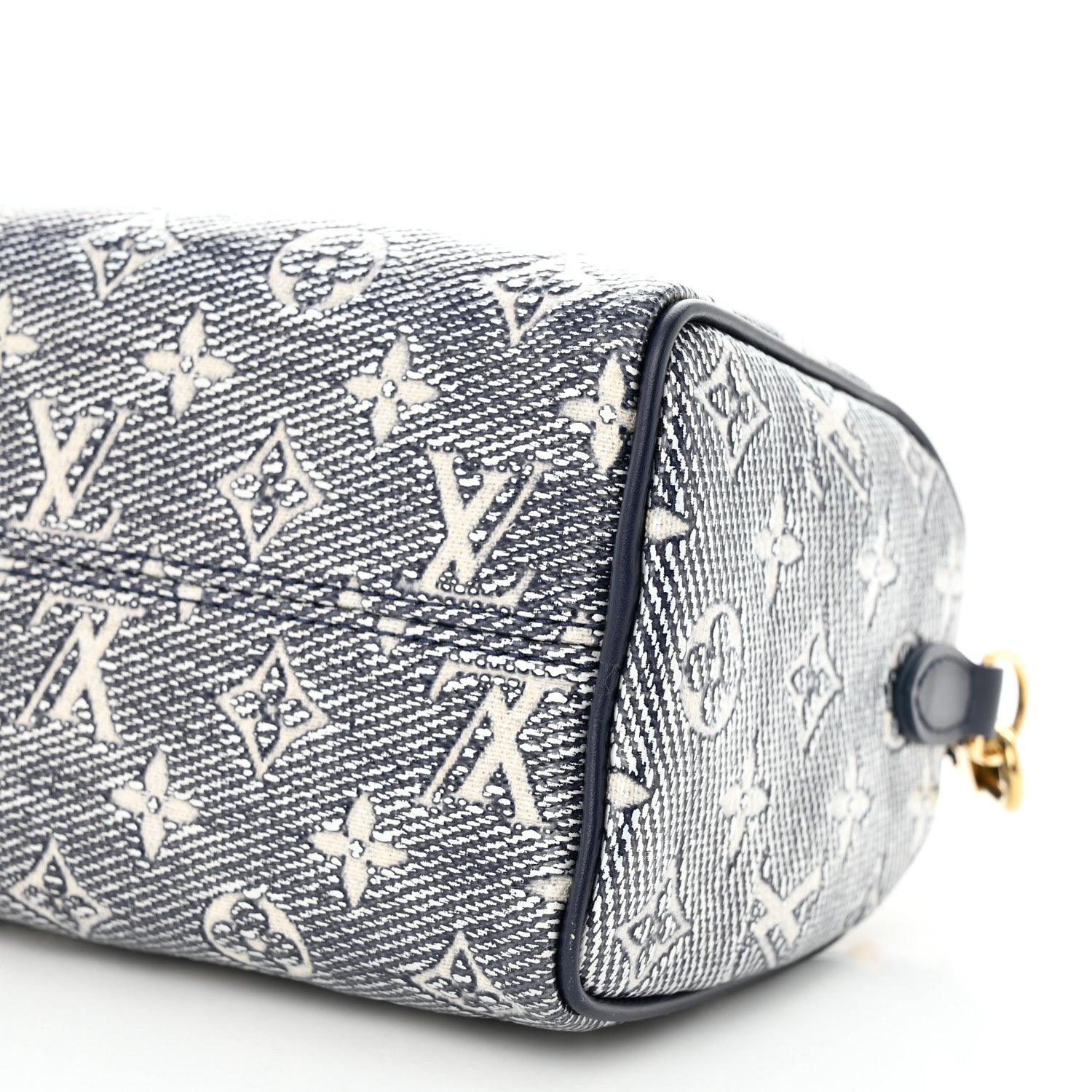 Louis Vuitton Monoglam Speedy Bandouliere 20 Blue 9 of 9