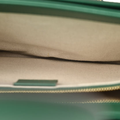 Gucci Azalea Calfskin Horsebit 1955 Shoulder Bag New Shamarock Emerald 5 of 14