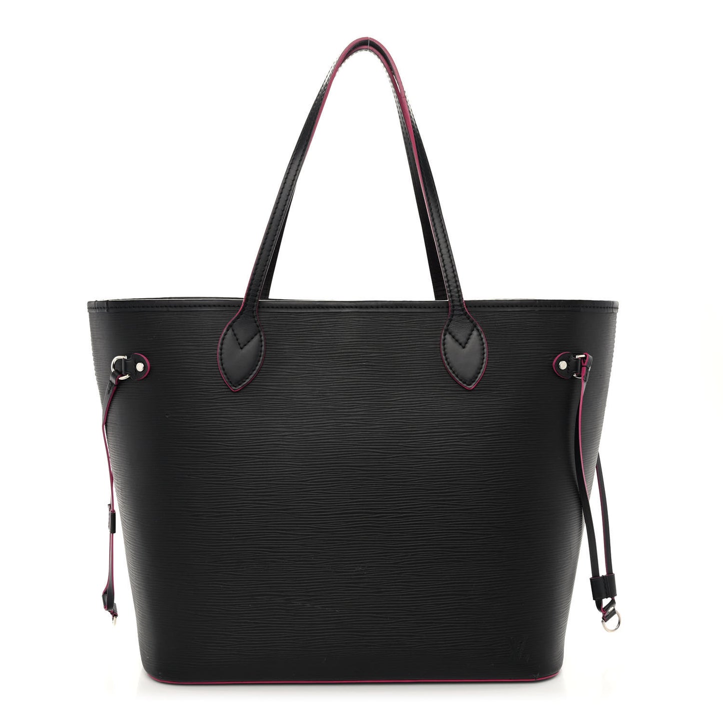 Epi Neverfull MM Black Hot Pink