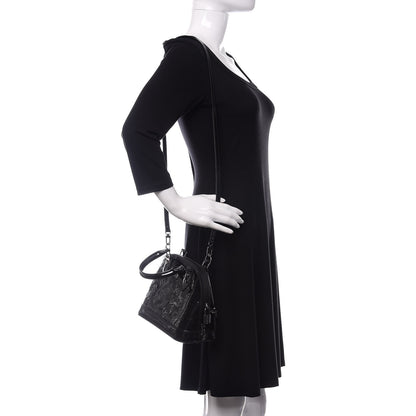 Louis Vuitton Vernis Alma BB Noir Magnetique 2 of 10