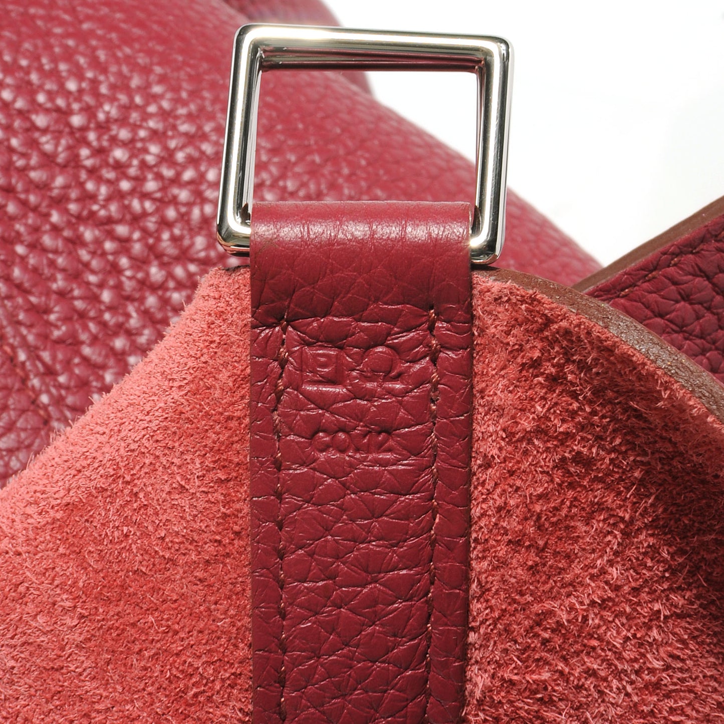 Taurillon Clemence Picotin Lock GM Rubis