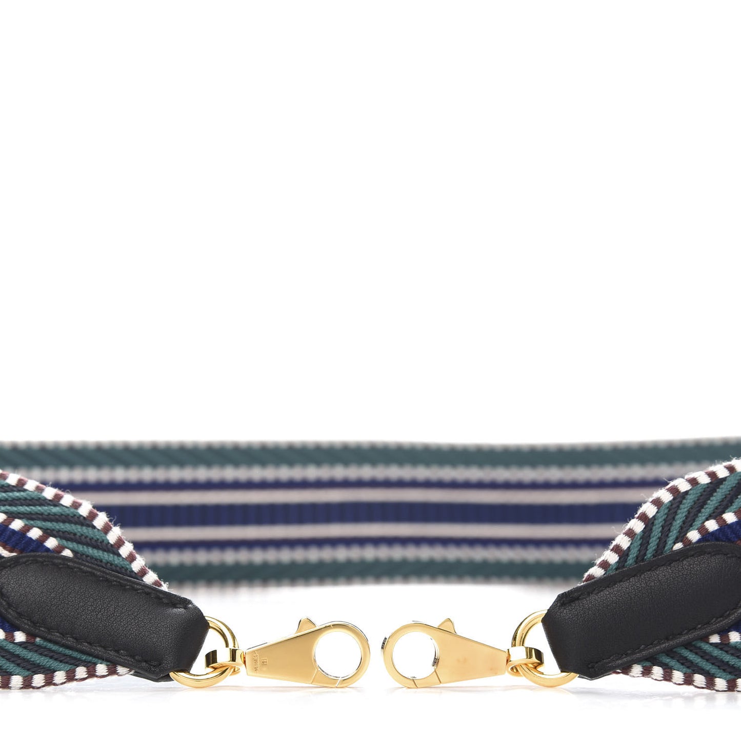 Toile Swift 50mm Sangle Cavale Shoulder Strap Malachite Bleu Electrique Black