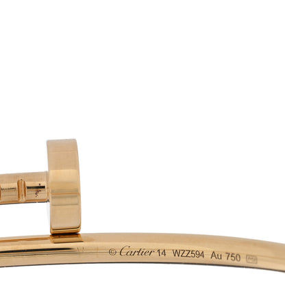 Cartier 18K Yellow Gold Small Juste Un Clou Bracelet 14 3 of 5