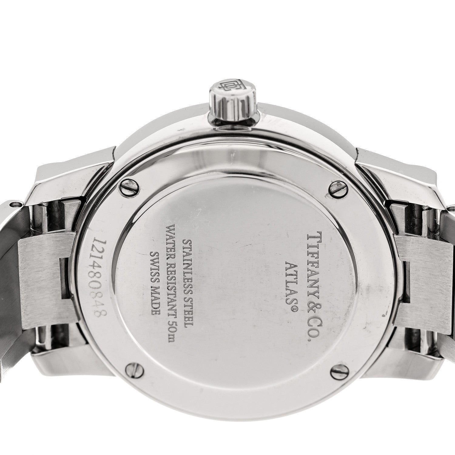 Tiffany Stainless Steel 29mm Atlas 2-Hand Quartz Watch Pink 4 of 5