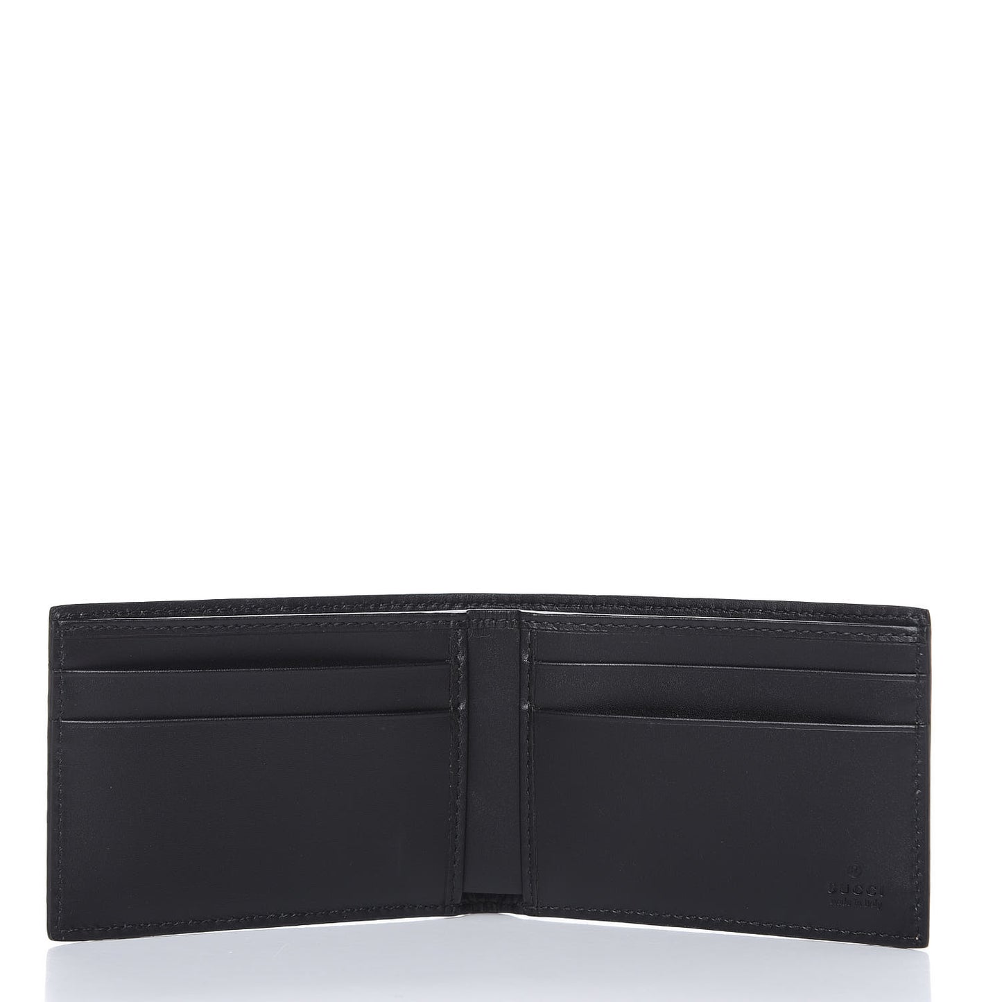 GG Supreme Monogram Kingsnake Bi-Fold Wallet Beige