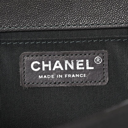 Chanel Caviar Quilted Medium Boy Flap Grey 6 of 9