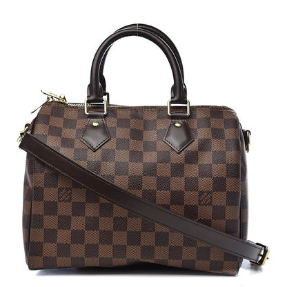 Louis Vuitton Damier Ebene Speedy Bandouliere 25 1 of 12