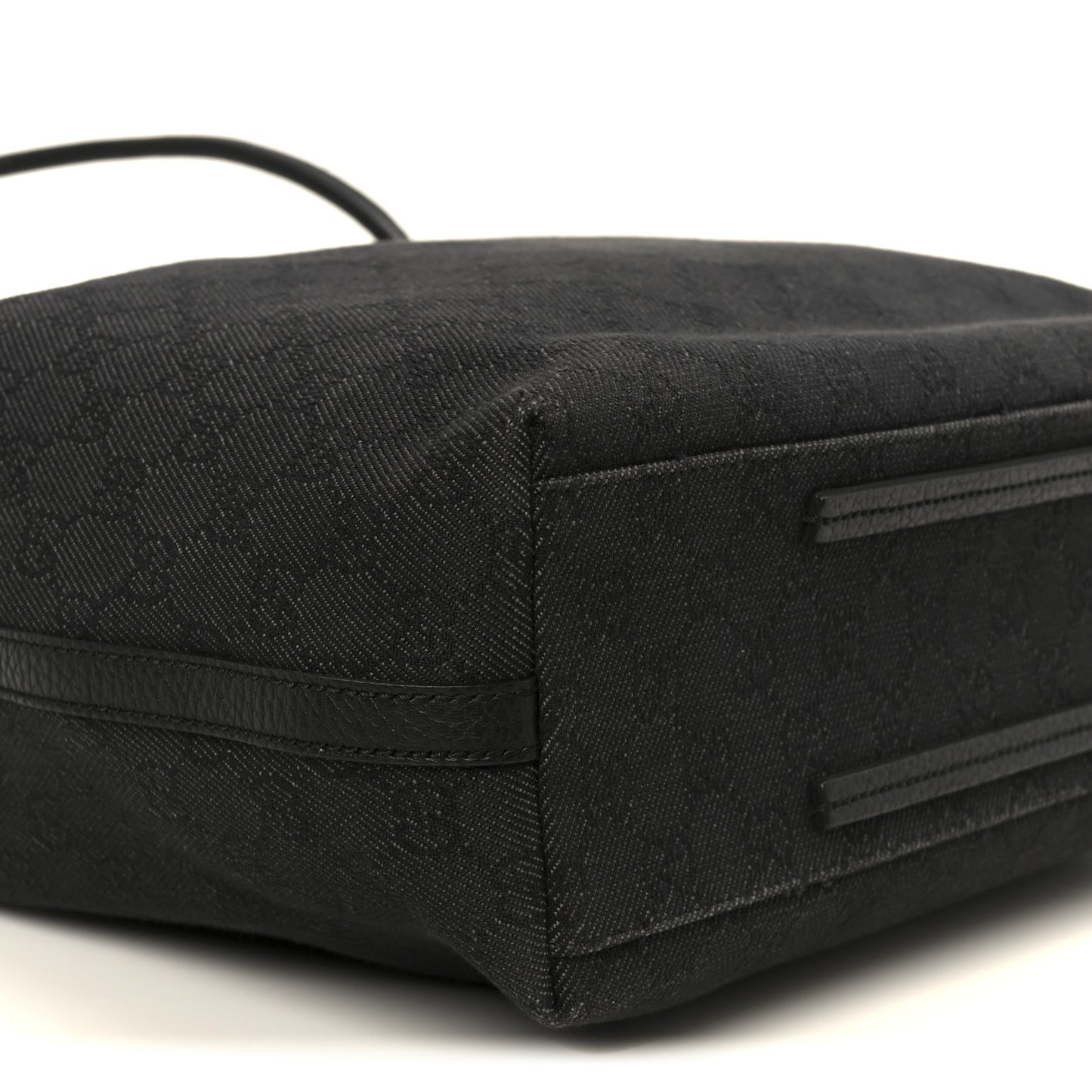 Canvas Monogram Gifford Shopping Tote Black