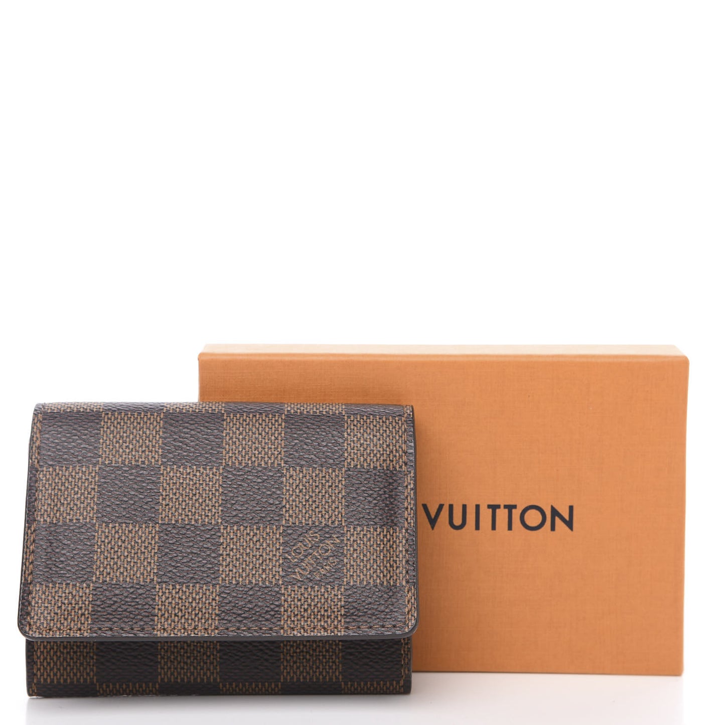 Damier Ebene Business Card Holder