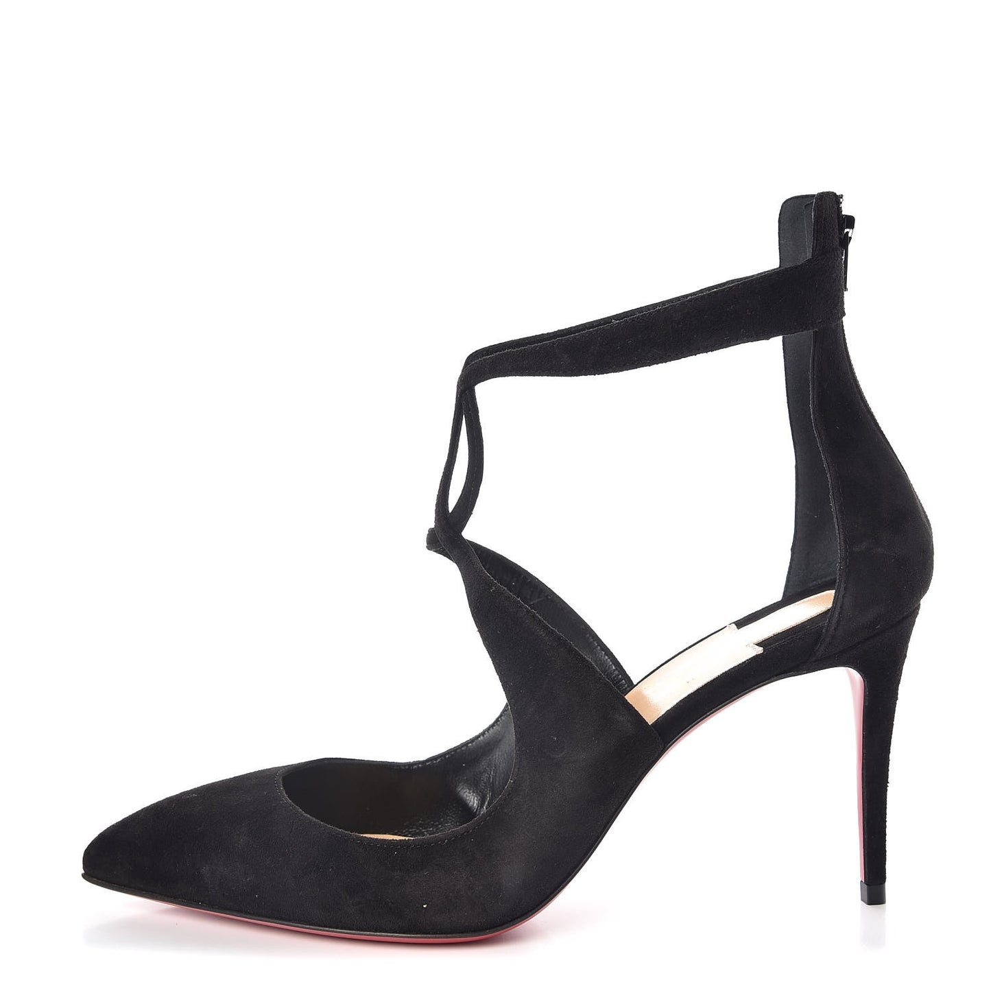 Veau Velours Rosas 85 Pumps 38.5 Black