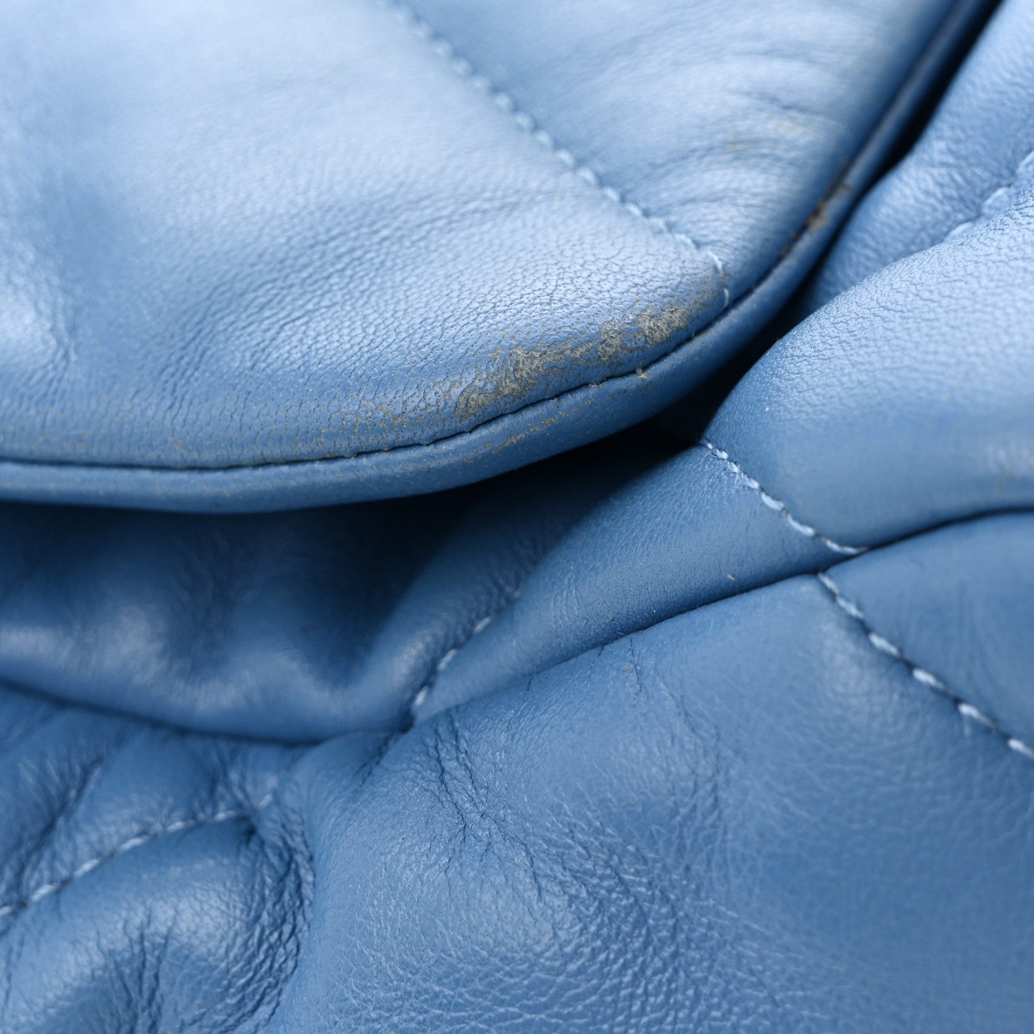 Chanel Lambskin Quilted Medium Chanel 19 Flap Blue 12 of 13