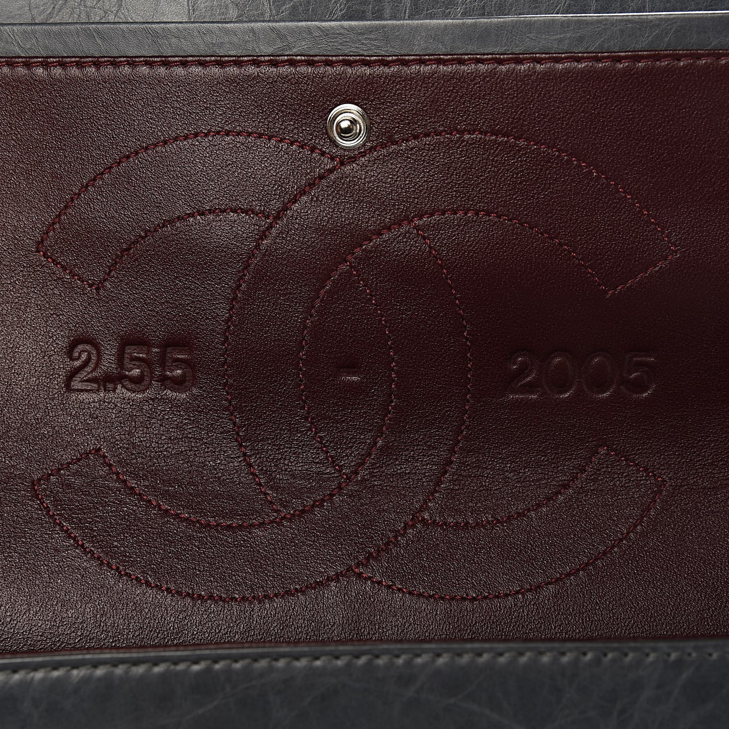 Aged Calfskin Quilted 50th Anniversary 2.55 Reissue 227 Flap Grey