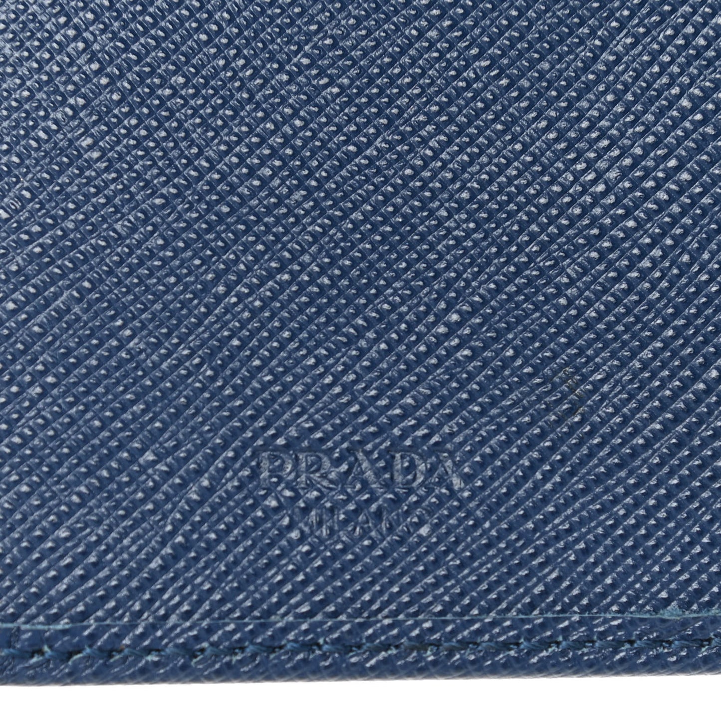 Saffiano Metal Compact Wallet Cobalto