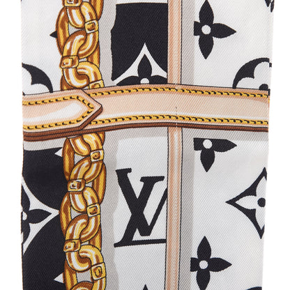 Louis Vuitton Silk Monogram Confidential Bandeau Black 5 of 5