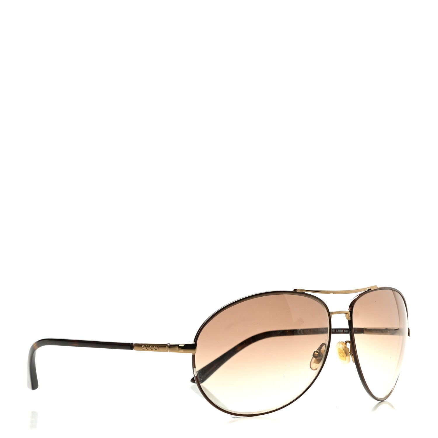 Gucci Metal Aviator GG 1889/S Sunglasses Brown 3 of 6