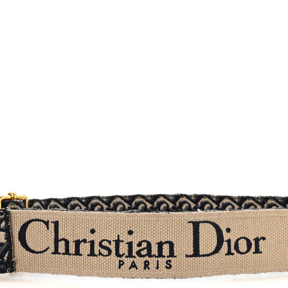 Christian Dior Oblique Shoulder Strap Blue 4 of 6
