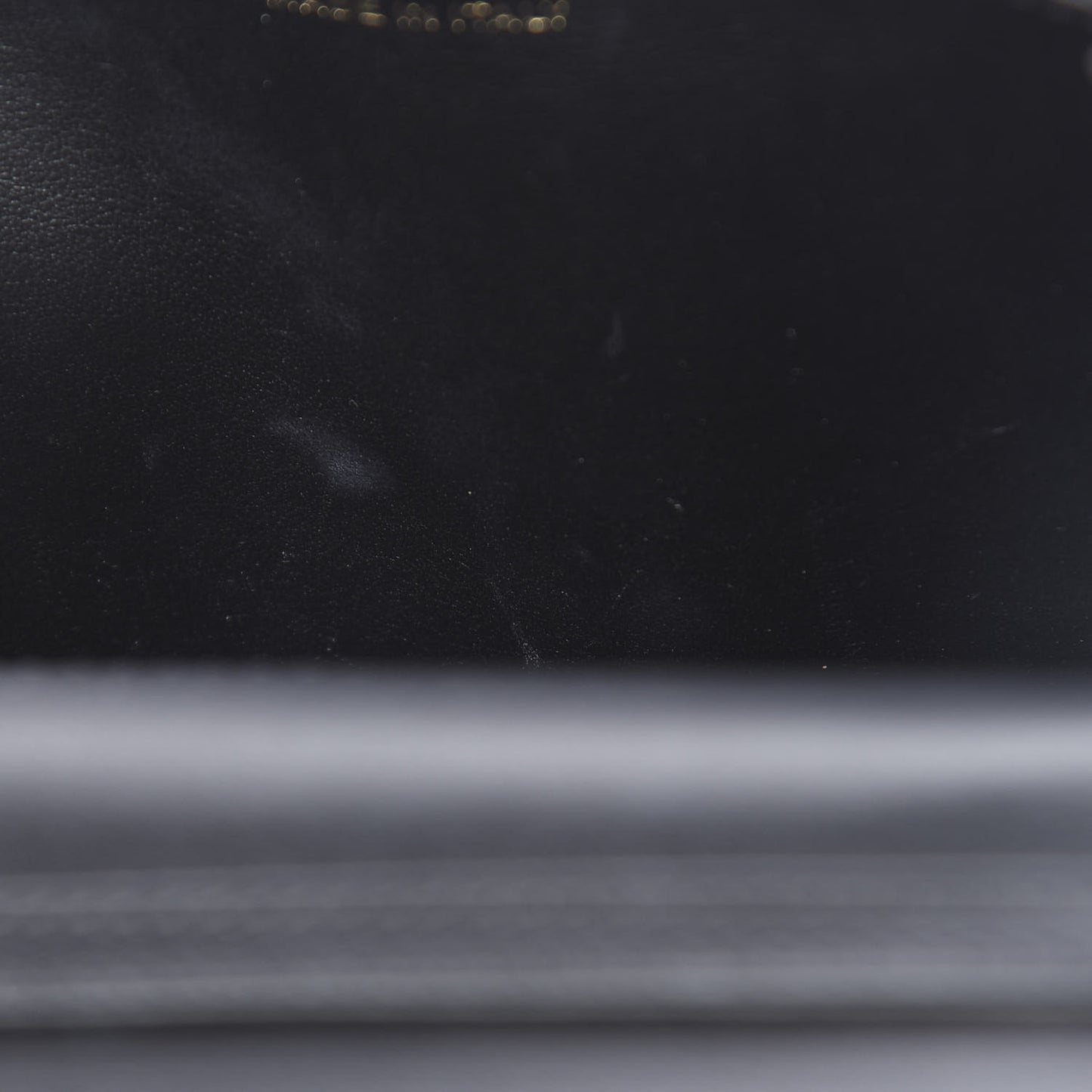 Calfskin Crocodile Embossed Graffiti 2.55 Cocodile Reissue Wallet On Chain WOC Black Gold