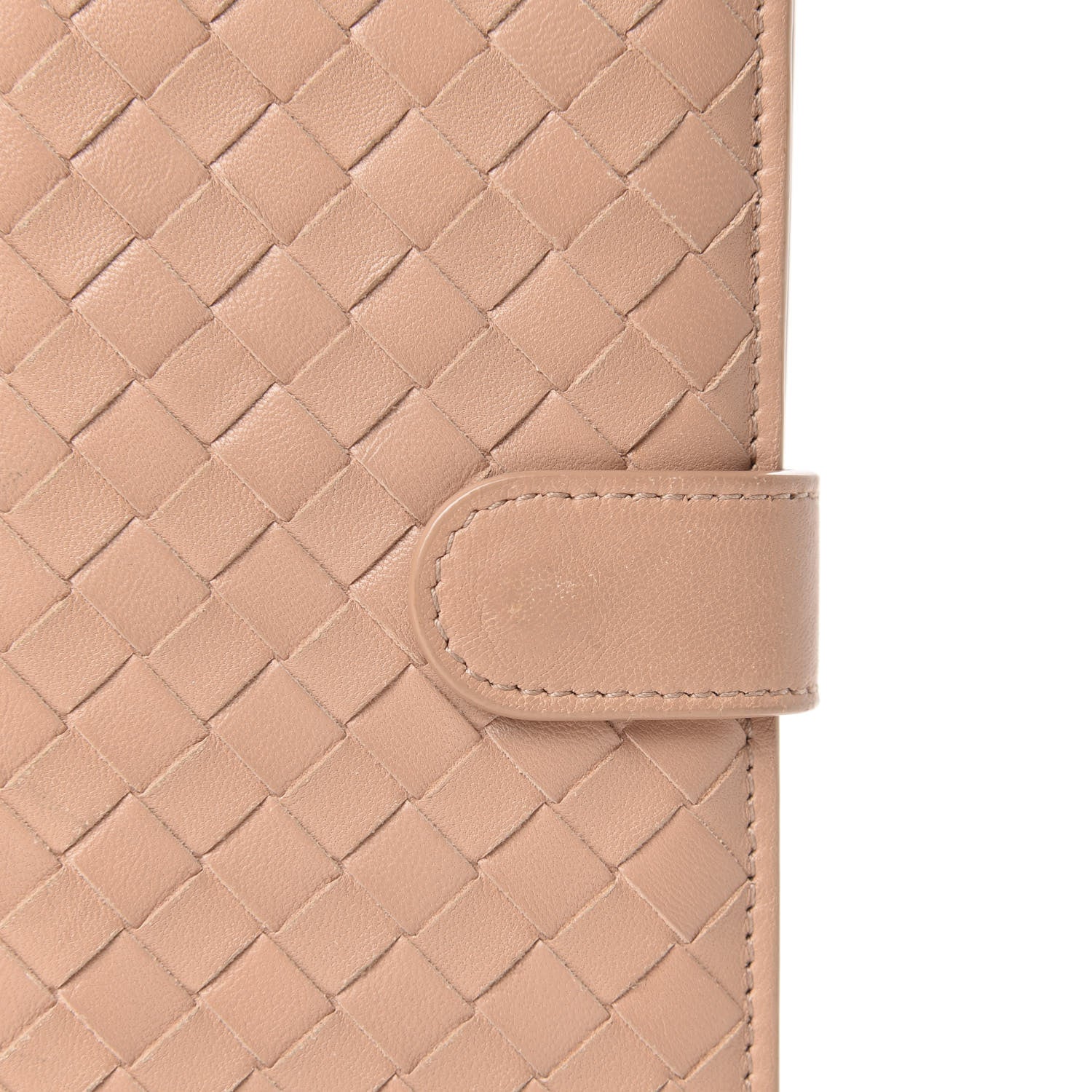 Bottega Veneta Nappa Intrecciato Continental Snap Wallet Dusty Rose 12 of 15