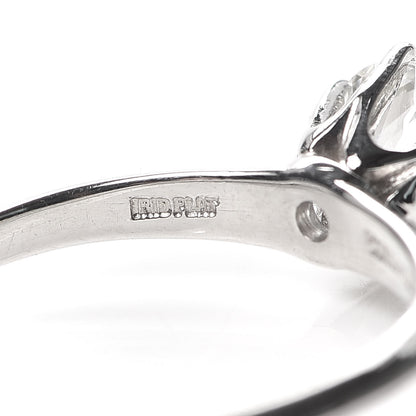 Tiffany Platinum Diamond .90ct Solitaire Engagement Ring 51 5.75 5 of 5